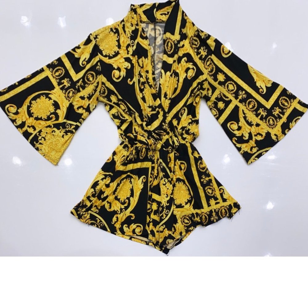 🚨FINAL PRICE🚨GOLD BOAT PARTY  ROMPER